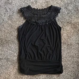 Black Sleeveless Top